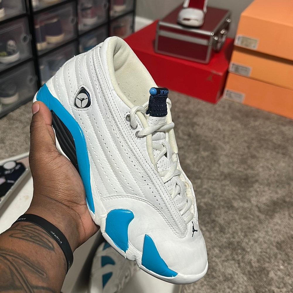 Jordan 14 low Columbia blue